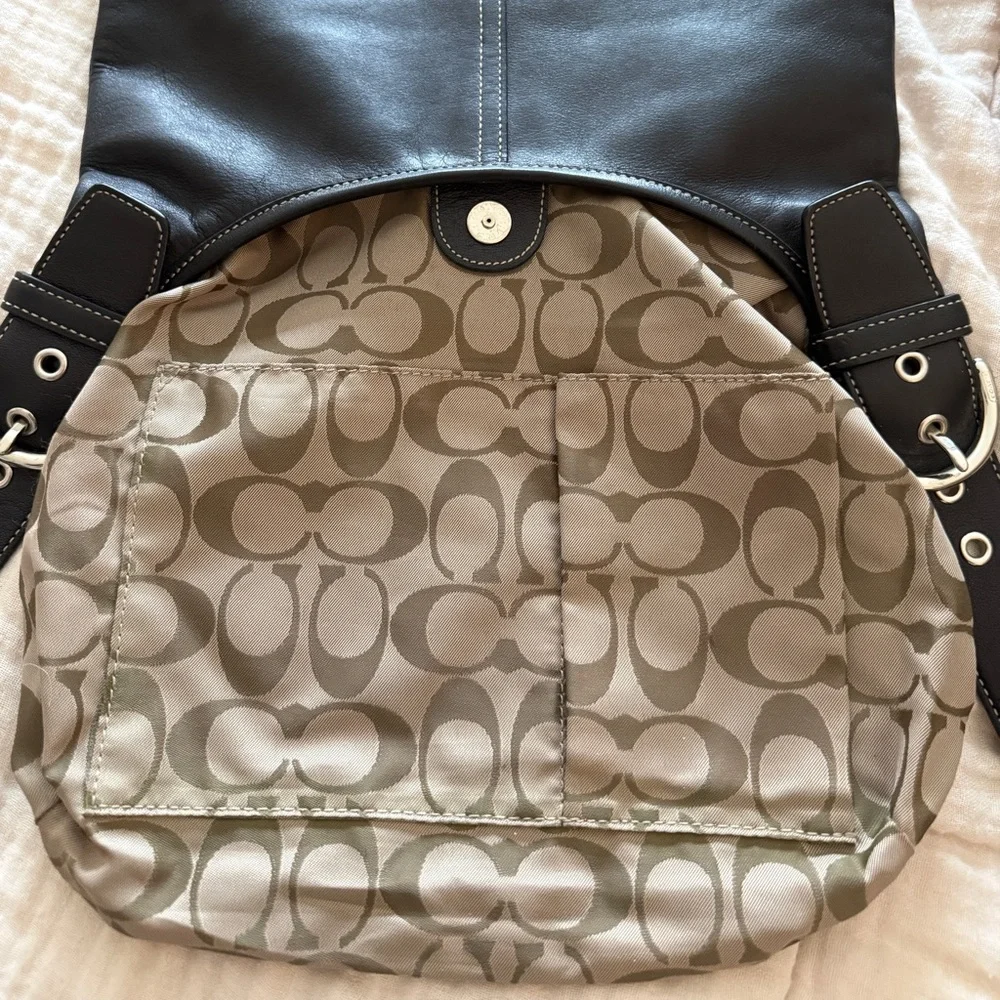 Coach Soho Slim Hippie Crossbody 9549 Black Leather Vintage Y2K Timeless Style